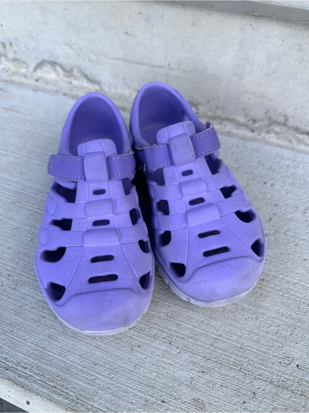 Surprize by Stride Rite Purple Rubber Sandals